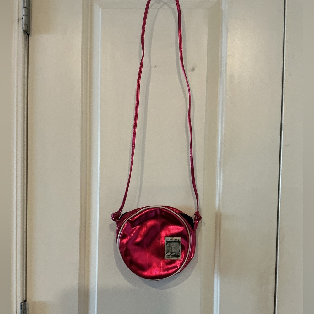 Vintage 1986 Express Metallic Pink RARE Crossbody Halley and His Comet Bag